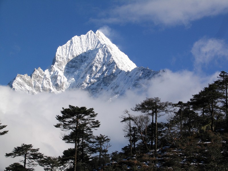 Sommet du Thamserku région Everest