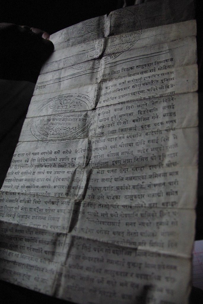 Document de Samdo, Manaslu
