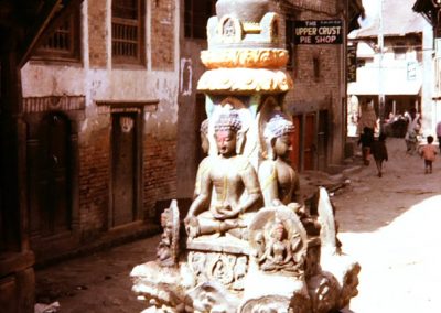 Stupa à Kathmandu en 1973