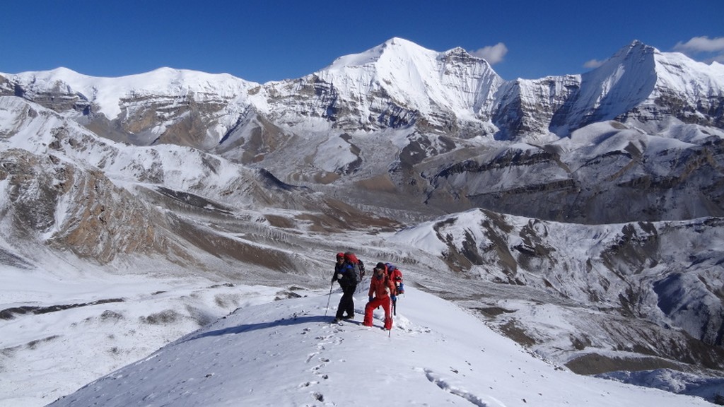 Ascension du Pokarkang, Népal