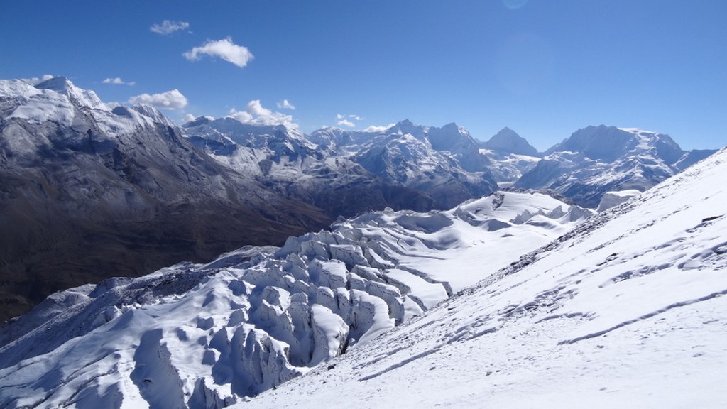 Glacier du Pokarkang, Népal