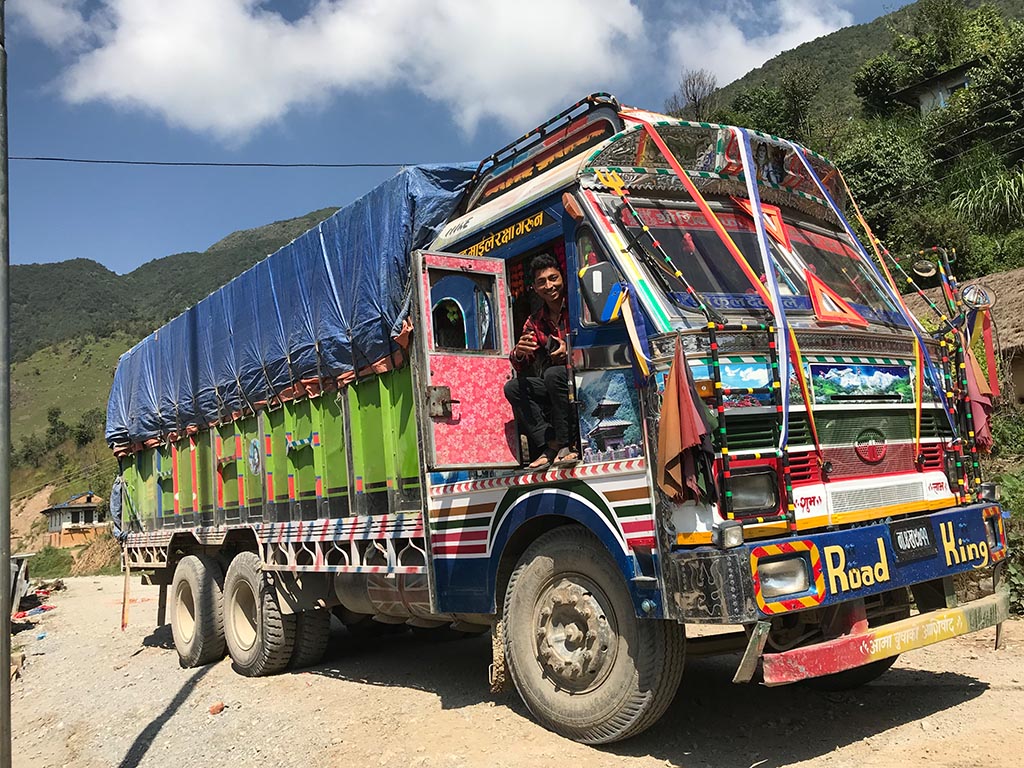 Camion Tata au Népal