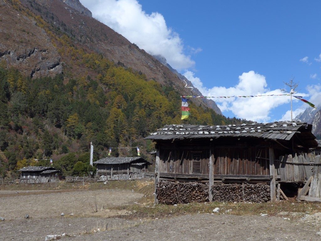 Maison népalaise sur le trek du Kanchenjunga