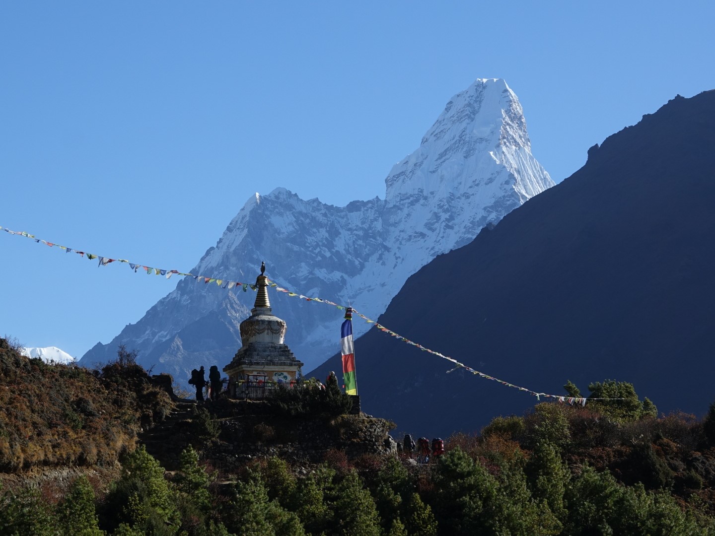Vue Ama Dablam - Trek du camp de base de l'Everest
